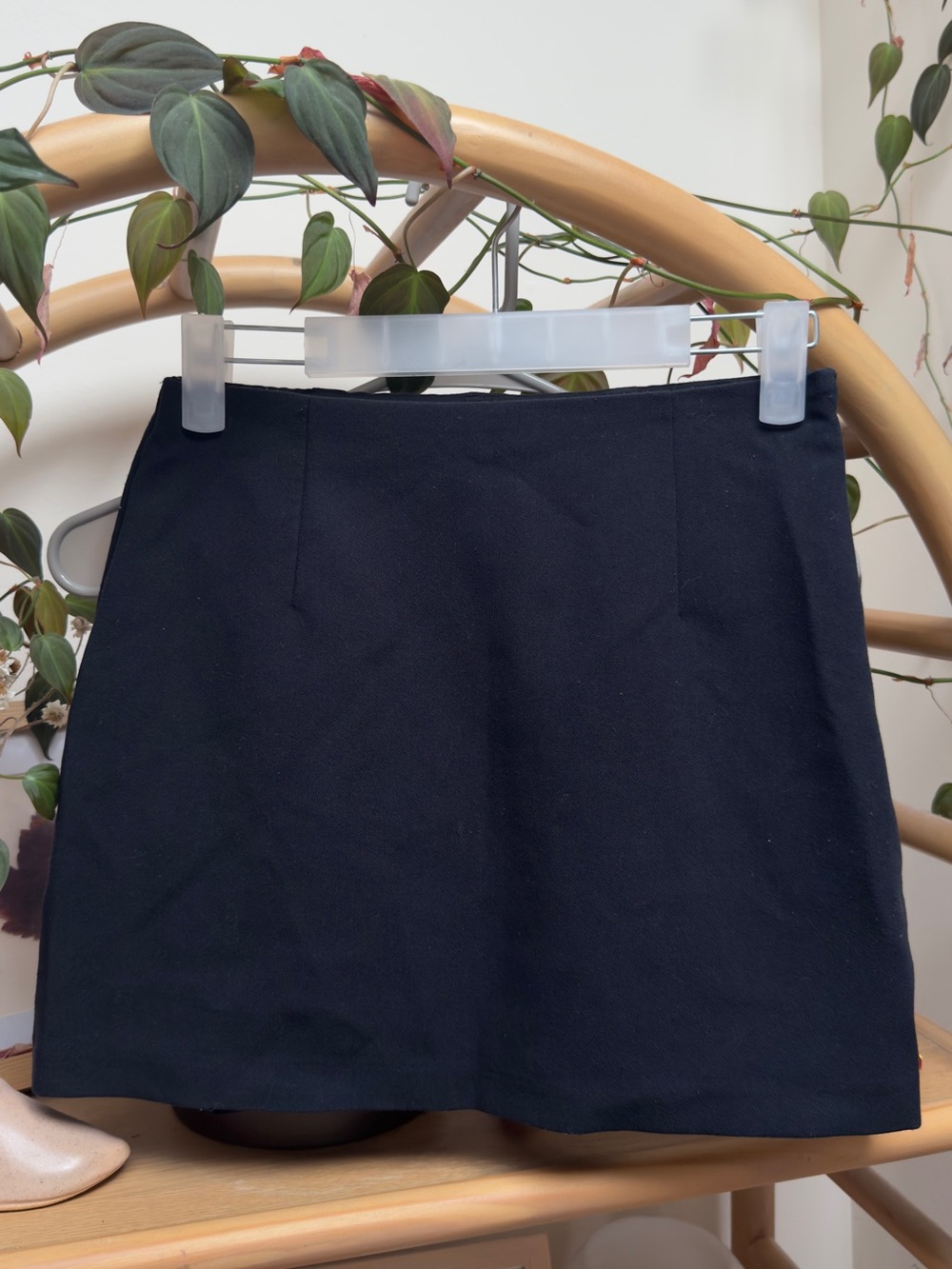 Abercrombie & Fitch Black Mini Skirt with Undershorts size XS - Picture 4 of 6